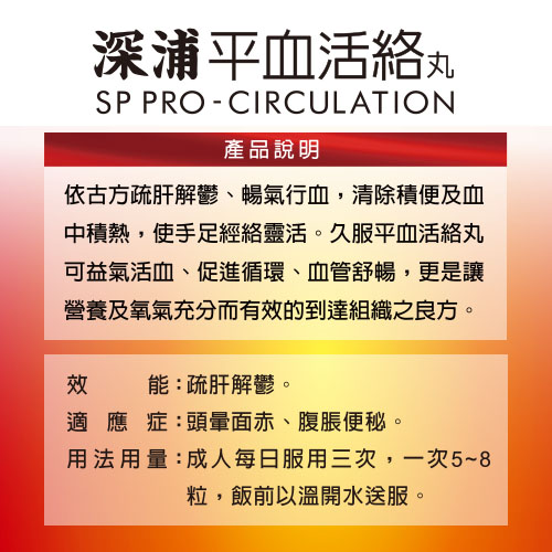 深浦平血活絡丸 2 深浦平血活絡丸:圖片 2