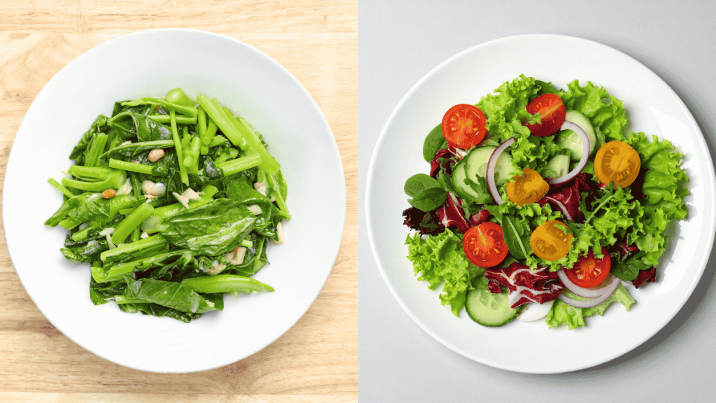 生菜好還是熟菜好?營養師:視種類而定,4大族群不適合吃生菜 1 cooked and raw vegetables
